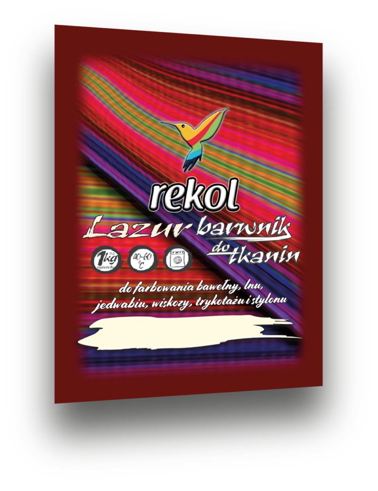REKOL LAZUR BARWNIK DO TKANIN ŻÓŁTY SASZETKA 18G