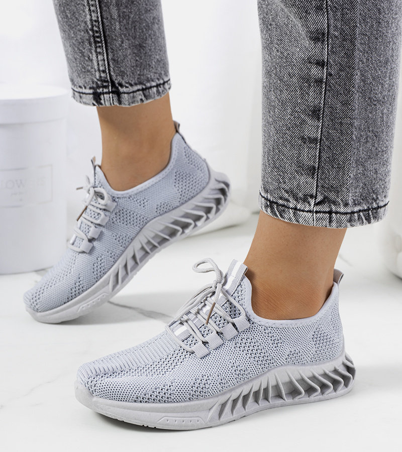Szare sneakersy sportowe Witting-38