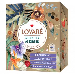 Lovare Green Tea Assorted 32tb
