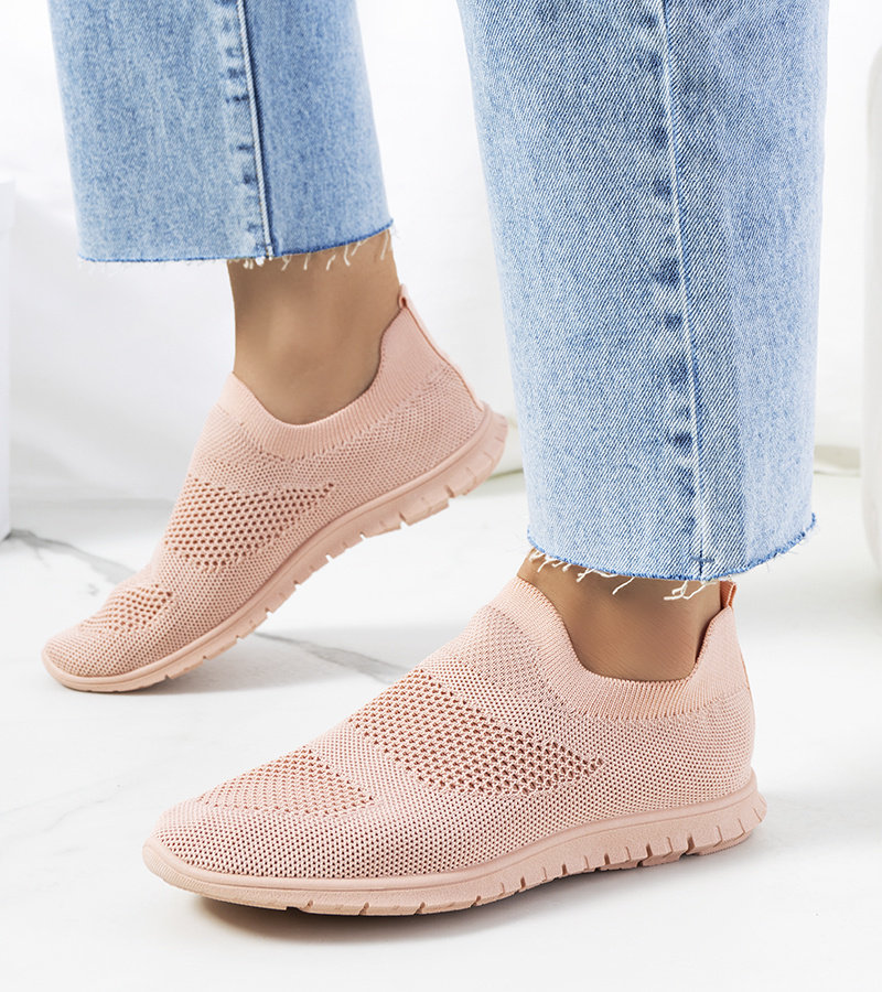 Różowe sneakersy sportowe Santen-38