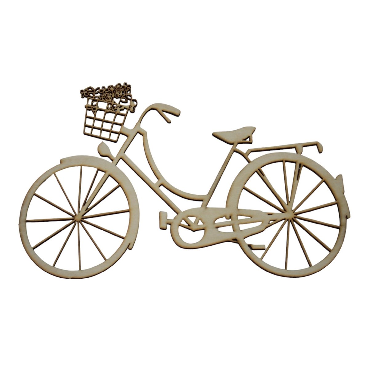Rower Dekoracja drewniana zawieszka 89 x 59 cm nowoczesny panel