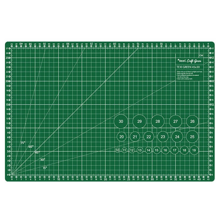 Mata samogojąca do cięcia 450x300x3mm (TEXI GREEN 45X30)