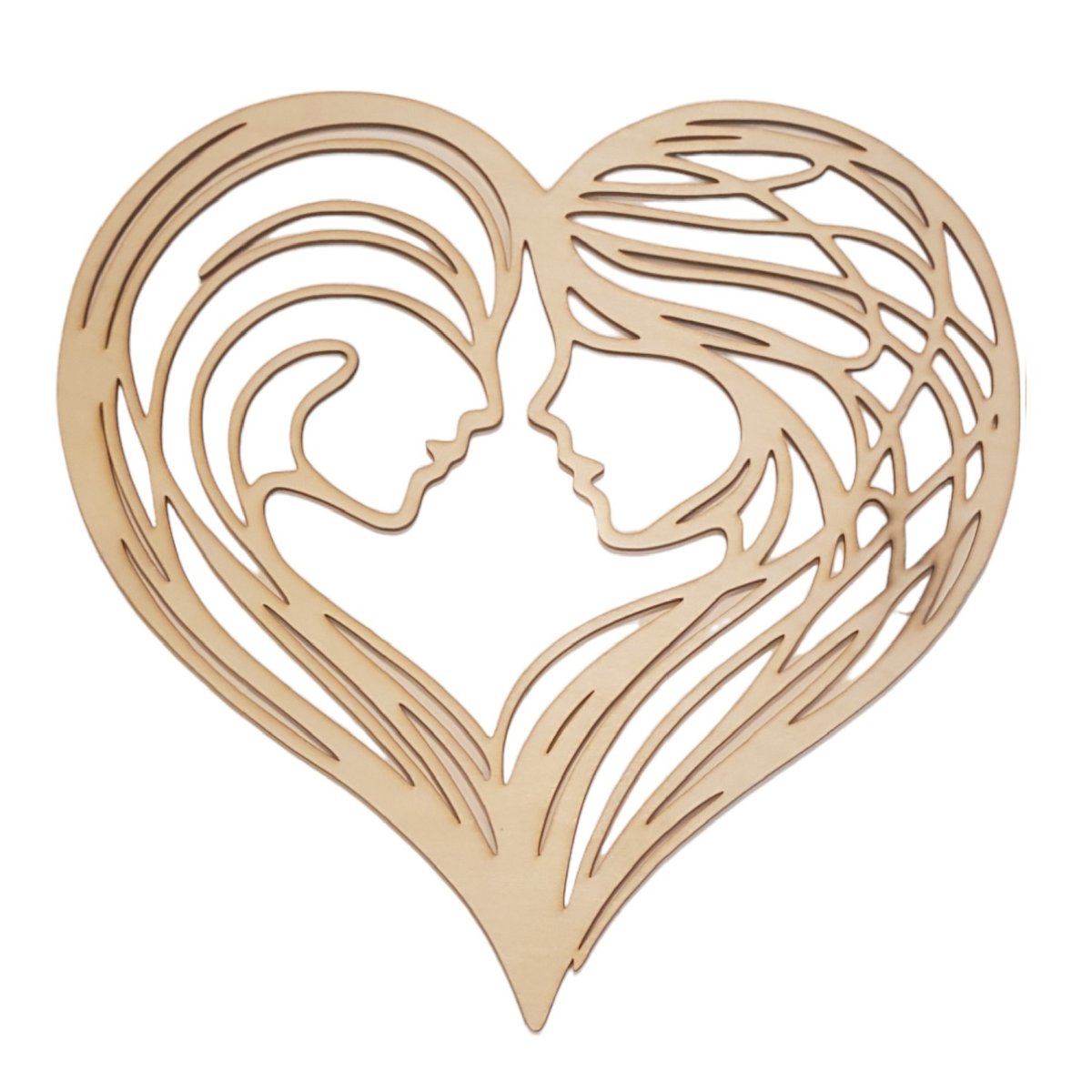 Ażurowe serce twarze ludzi dekor na ścianę płyta ażurowa 59 x 59 cm