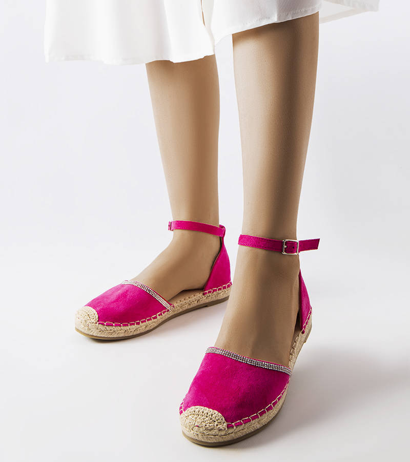 Różowe espadryle Licia-40