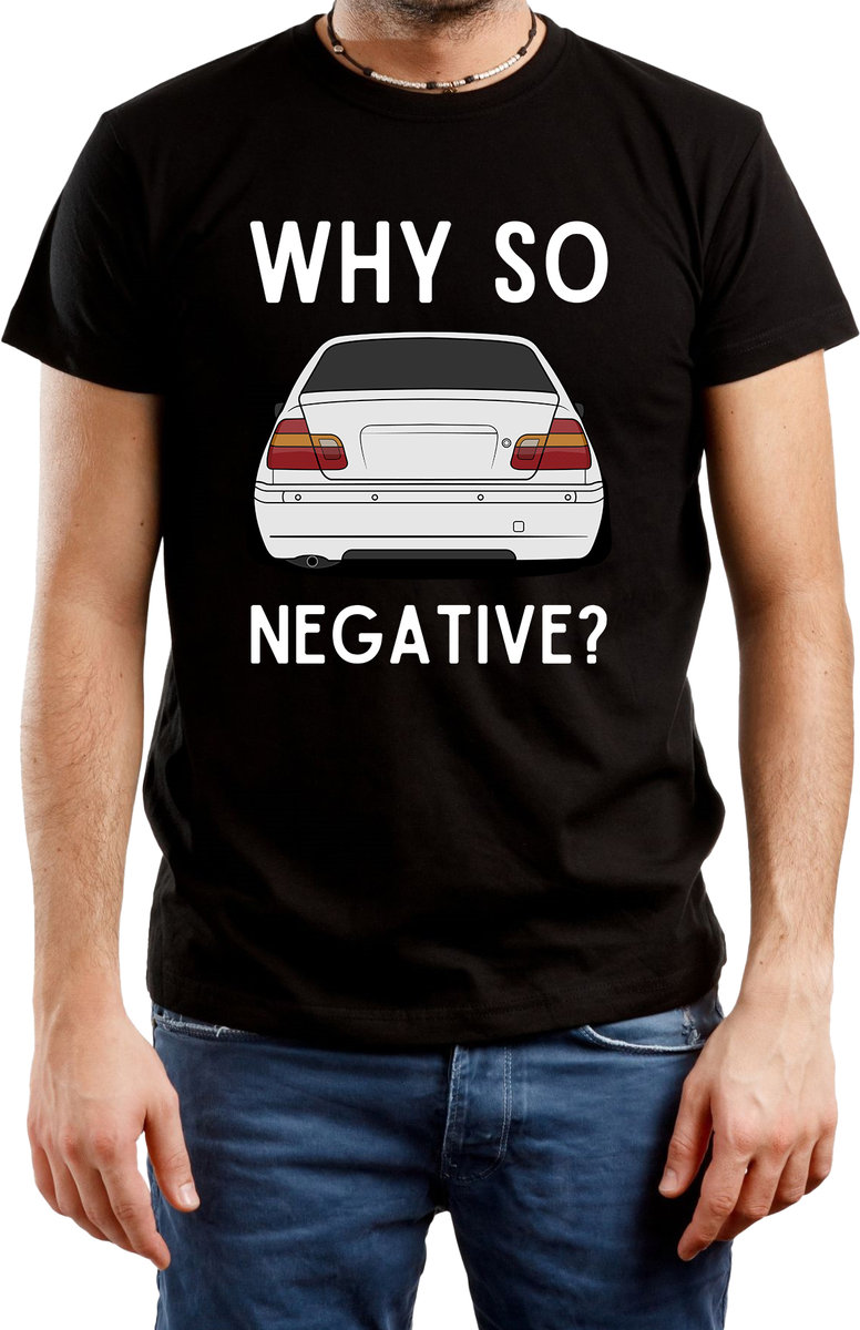 T-SHIRT MĘSKI BMW DLA FANA E46 STANCE Z NADRUKIEM KOSZULKA CZARNA R-L A478