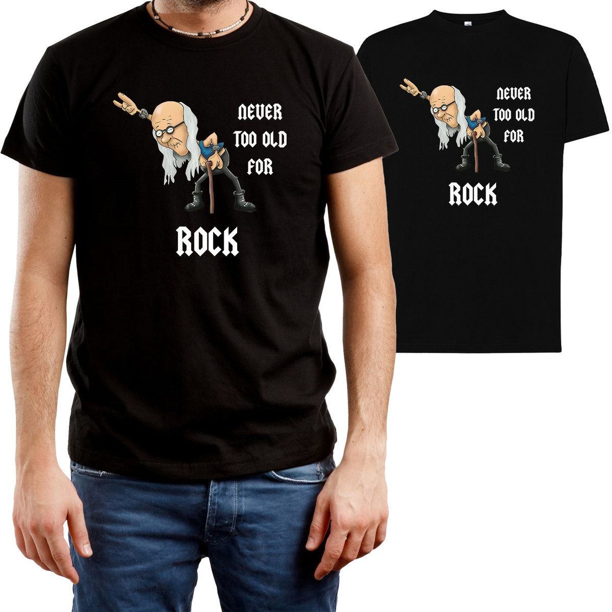 T-SHIRT MĘSKI ROCK METAL AC DC METALLICA FAN KOSZULKA CZARNA R-S A121