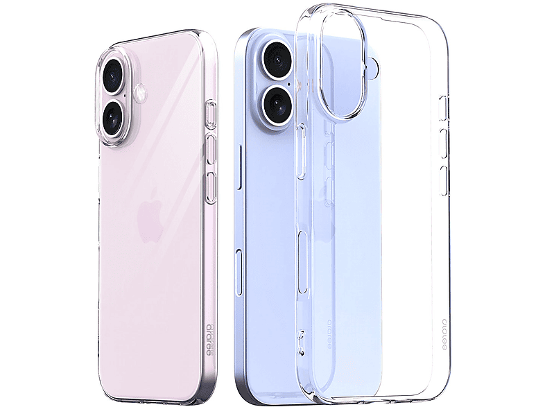 Etui ARAREE A-Fit iPhone 16 Przezroczysty