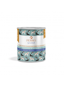 PERRO Gourmet Konina z cukinią Junior 800g monobiałkowa karma dla szczeniąt