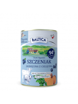 BALTICA Karma mokra szczeniak Jagnięcina z cielęciną 400g