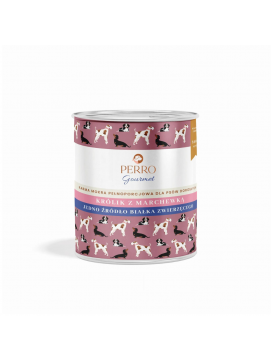 PERRO Gourmet Królik z marchewką 800g monobiałkowa karma dla dorosłych psów