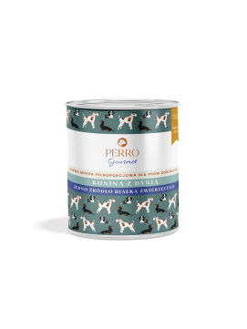 PERRO Gourmet Konina z dynią 800g monobiałkowa karma dla dorosłych psów