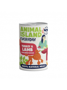 ANIMAL ISLAND Everyday Indyk z Jagnięciną 400g bezzbożowa karma human grade