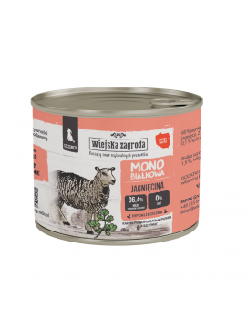 Wiejska Zagroda Monoproteinowa Mokra Karma Dla Szczeniąt Jagnięcina 200 g