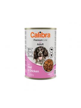 Calibra Dog Veal&Chicken 1240g Karma Mokra dla Psa Cielęcina Kurczak