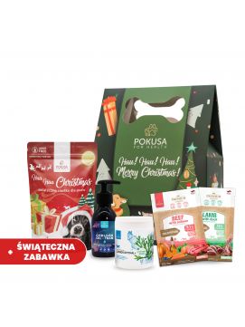 POKUSA Zestaw świąteczny dla szczeniaka