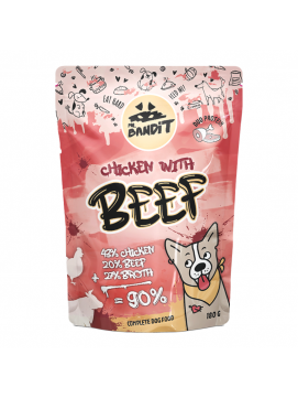 Mr. Bandit Chicken Beef 180g duoproteinowa z kurczakiem i wołowiną dla psów dorosłych
