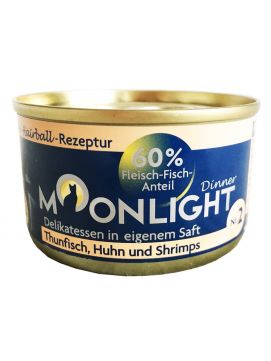 MOONLIGHT Dinner 2 Tuńczyk, kurczak i krewetki 80g