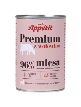 Comfy Appetit Premium Wołowina 400g karma mokra dla psa