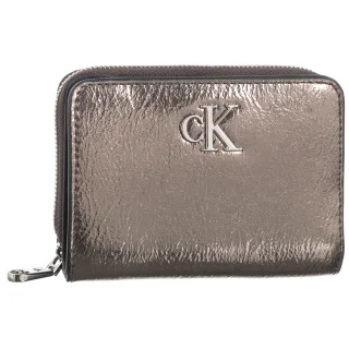 Portfel Minimal Monogram M Zip Around T Gunmetal K60K612745 ADA (CK587-a) Calvin Klein