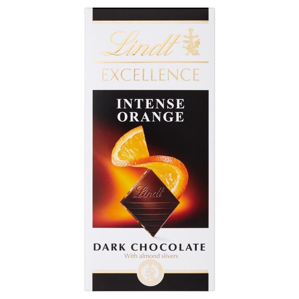 Lindt Excellence Gorzka czekolada z kawałkami kruchych ciasteczek 100 g