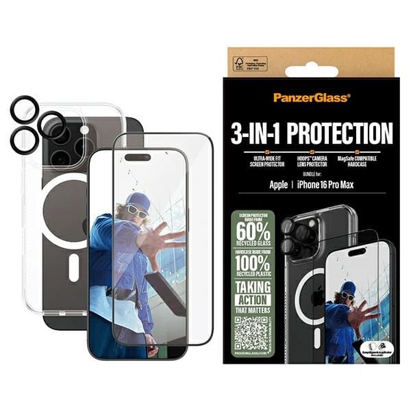 PanzerGlass Bundle 3in1 iPhone 16 Pro Max 6.9