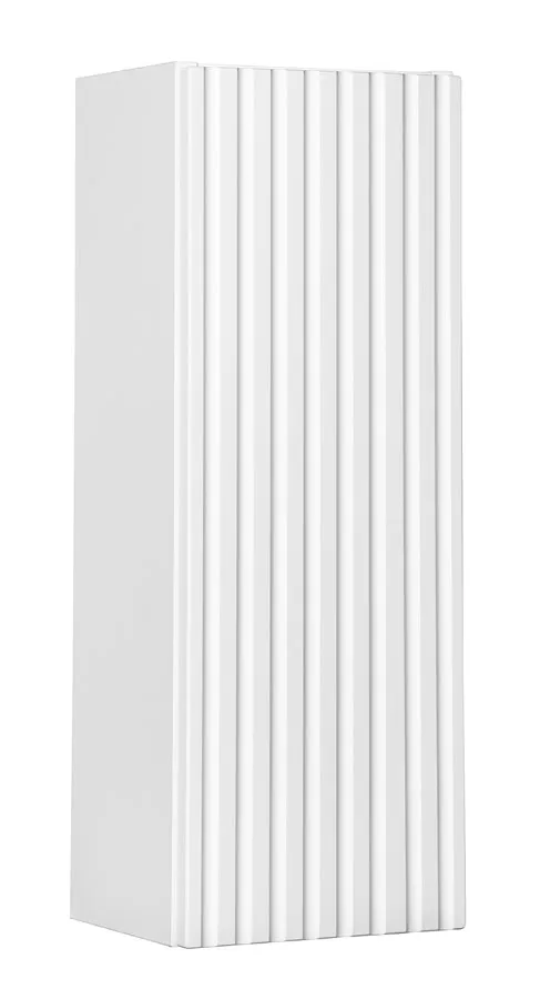 Biała ryflowana szafka łazienkowa R2-F35