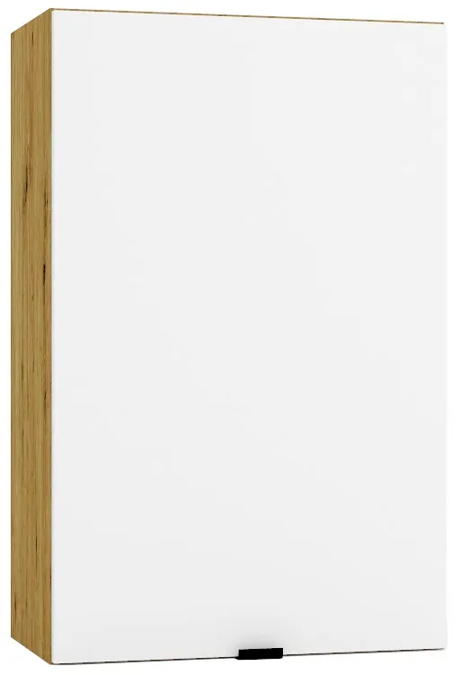 Szafka kuchenna wisząca 45 cm biały + dąb artisan R4-W26