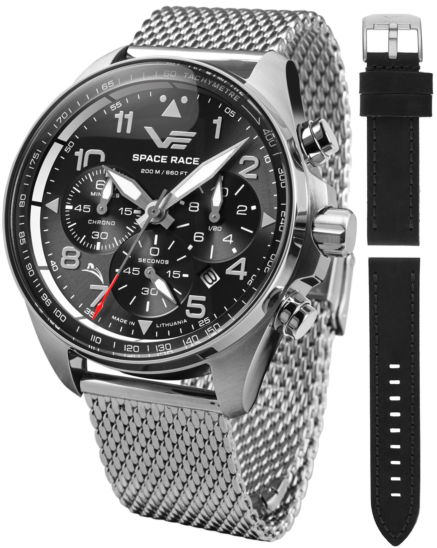 Zegarek Vostok Europe 6S20-325A741B Space Race Black Chrono