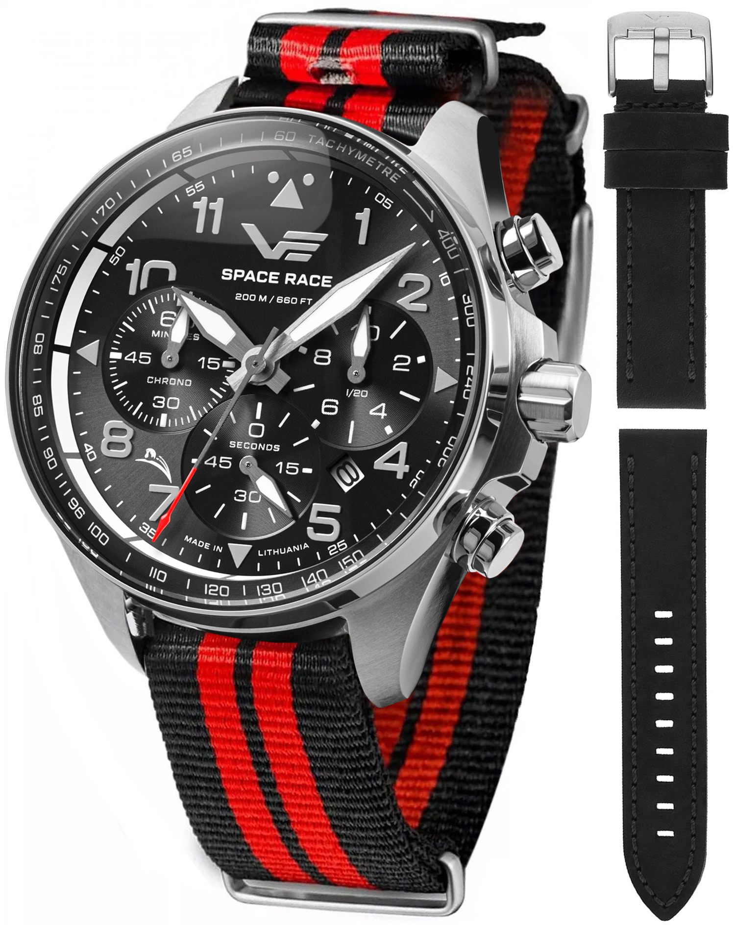 Zegarek Vostok Europe 6S20-325A741NBR Space Race Black Chrono