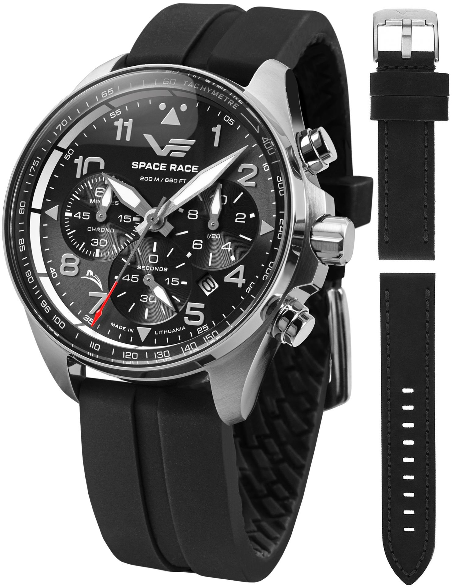 Zegarek Vostok Europe 6S20-325A741SB Space Race Black Chrono