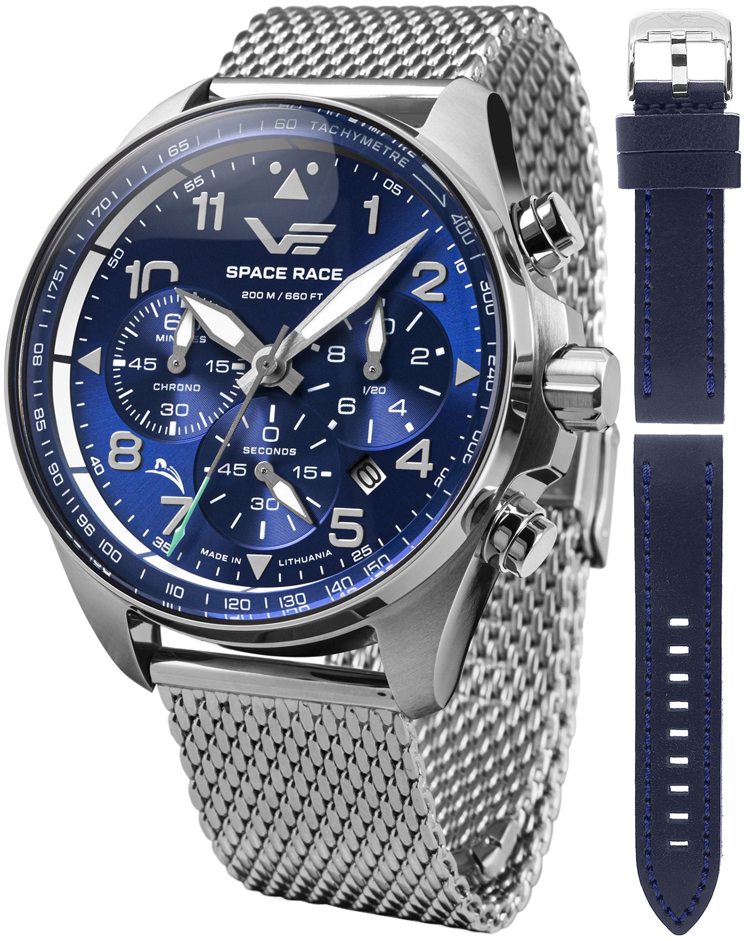 Zegarek Vostok Europe 6S20-325A742B Space Race Blue Chrono
