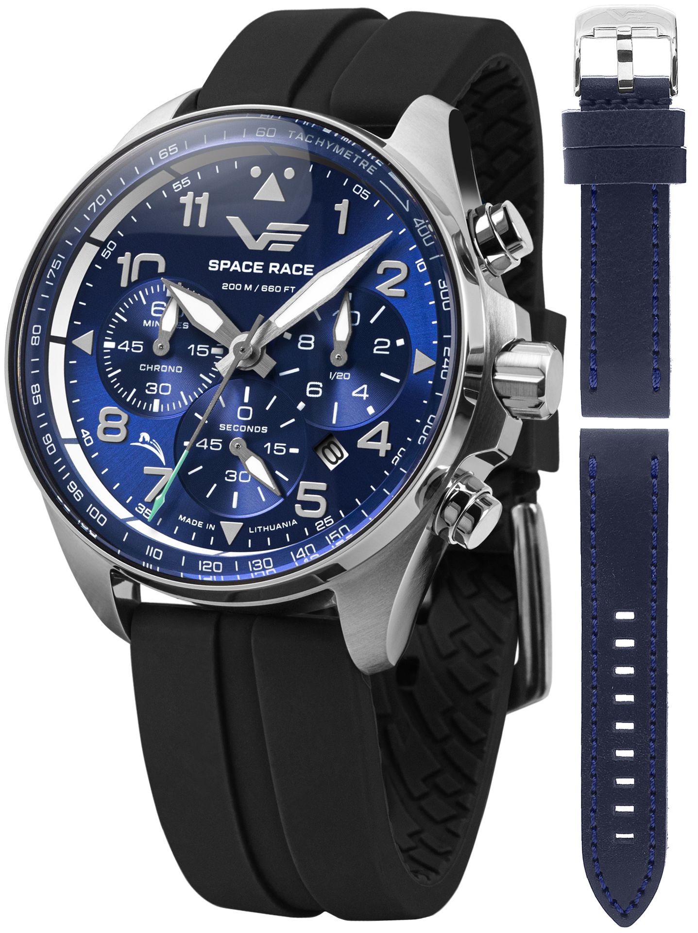 Zegarek Vostok Europe 6S20-325A742SB Space Race Blue Chrono