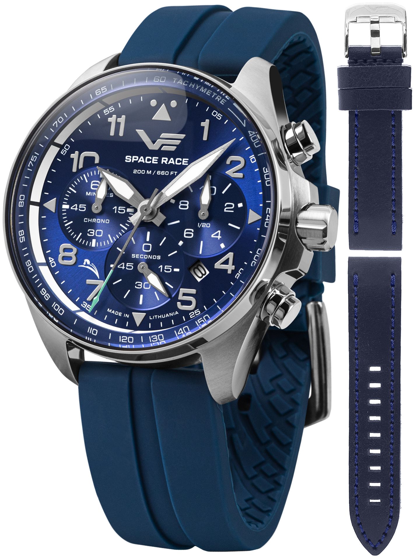 Zegarek Vostok Europe 6S20-325A742SBL Space Race Blue Chrono