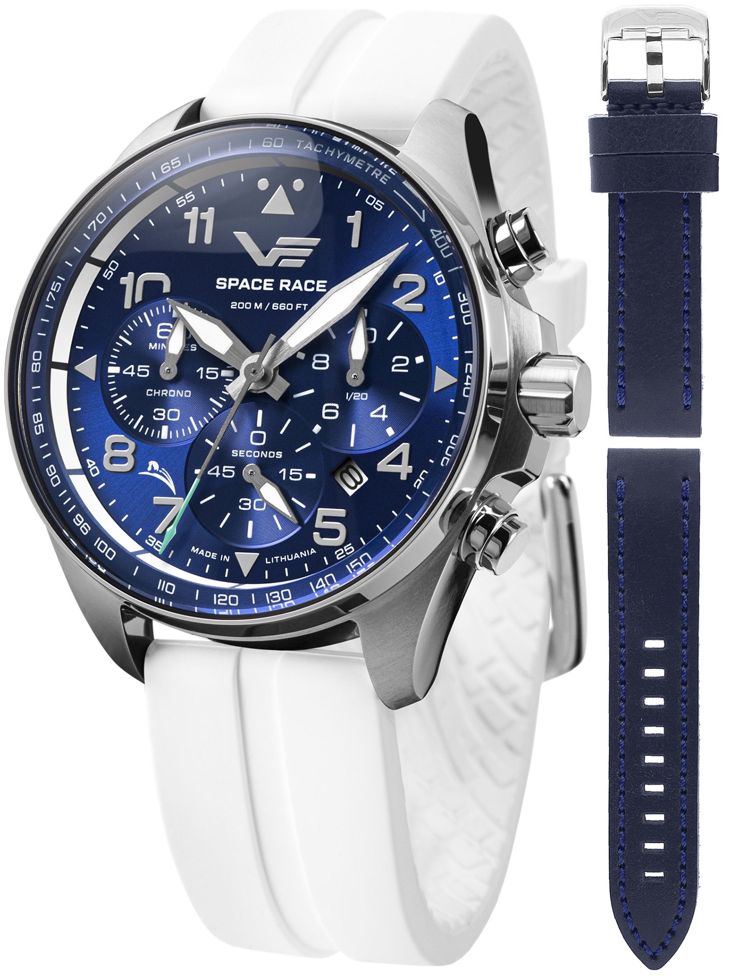 Zegarek Vostok Europe 6S20-325A742SW Space Race Blue Chrono