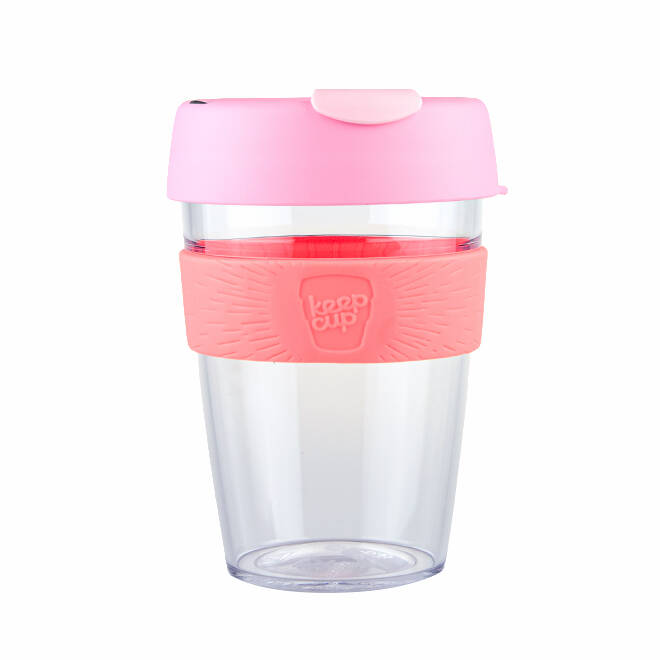 KeepCup Clear Edition 340ml Origin TANGERINE