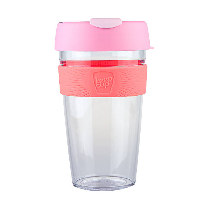 KeepCup Clear Edition 454ml Origin TANGERINE