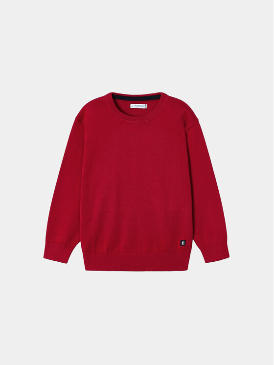 Mayoral Sweter 323 Czerwony Regular Fit