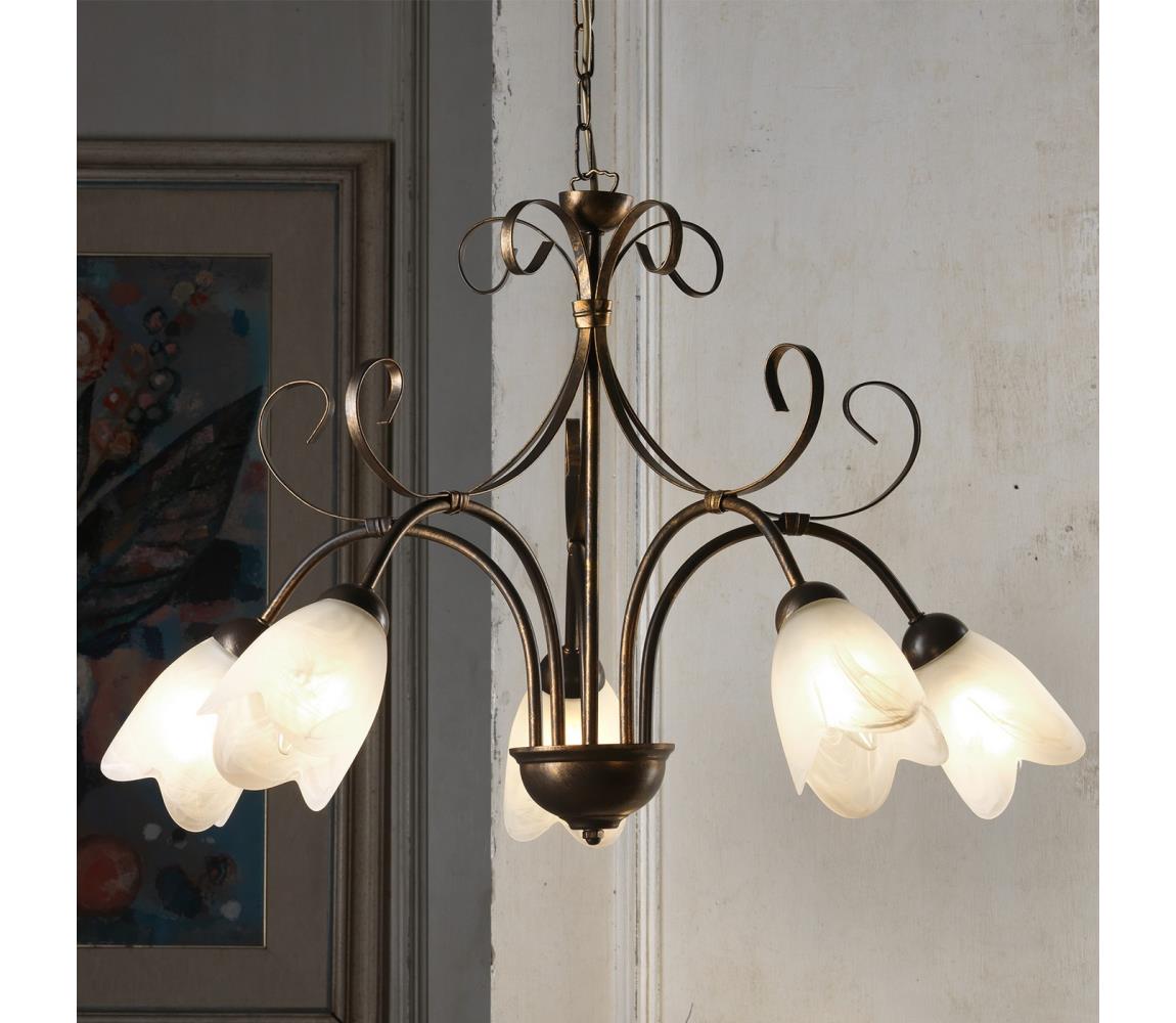 ONLI - Żyrandol na łańcuchu ODINO 5xE14/6W/230V