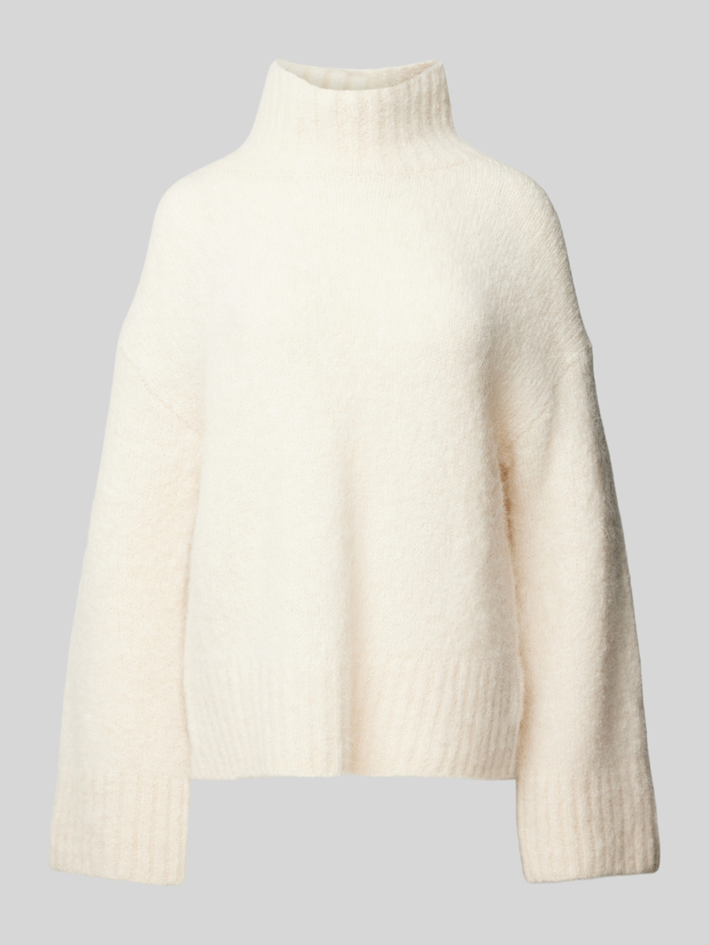 Sweter z dzianiny ze stójką model ‘GABELLA’