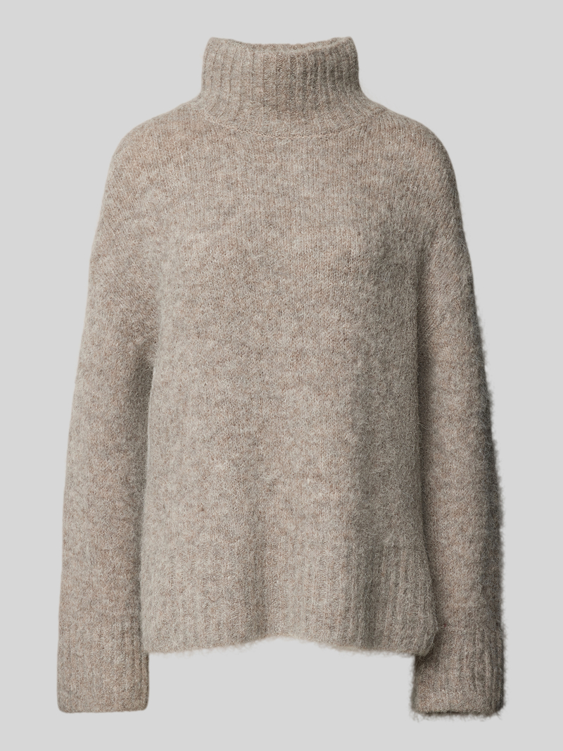 Sweter z dzianiny ze stójką model ‘GABELLA’