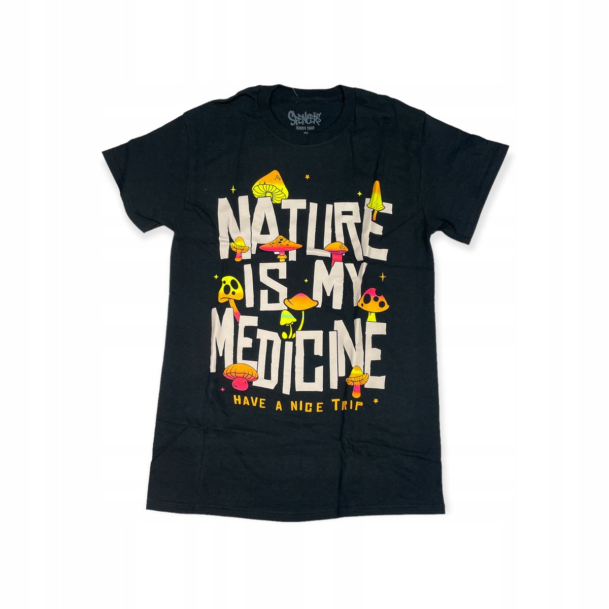 Koszulka t-shirt męski SPENCER'S nadruk napisy L