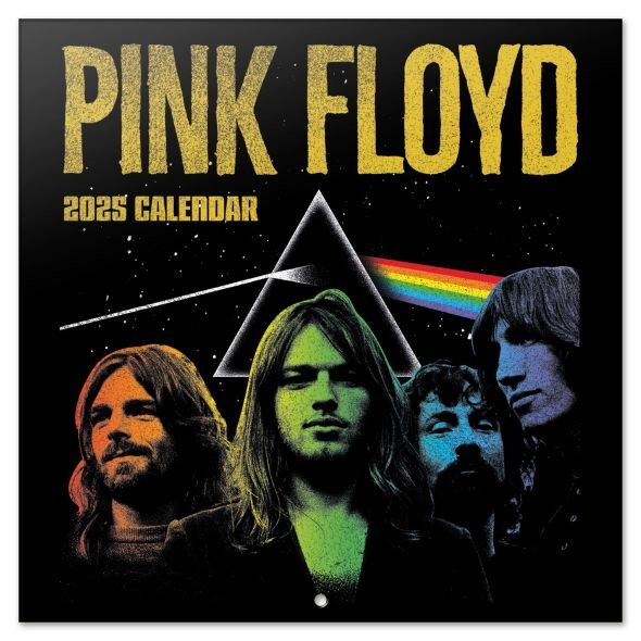 Kalendarz ścienny 2025 Pink Floyd Muzyczne kalendarze na ścianę