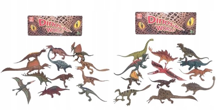 DINOZAURY REALISTYCZNE FIGURKI ZESTAW 12 SZT NORIMPEX