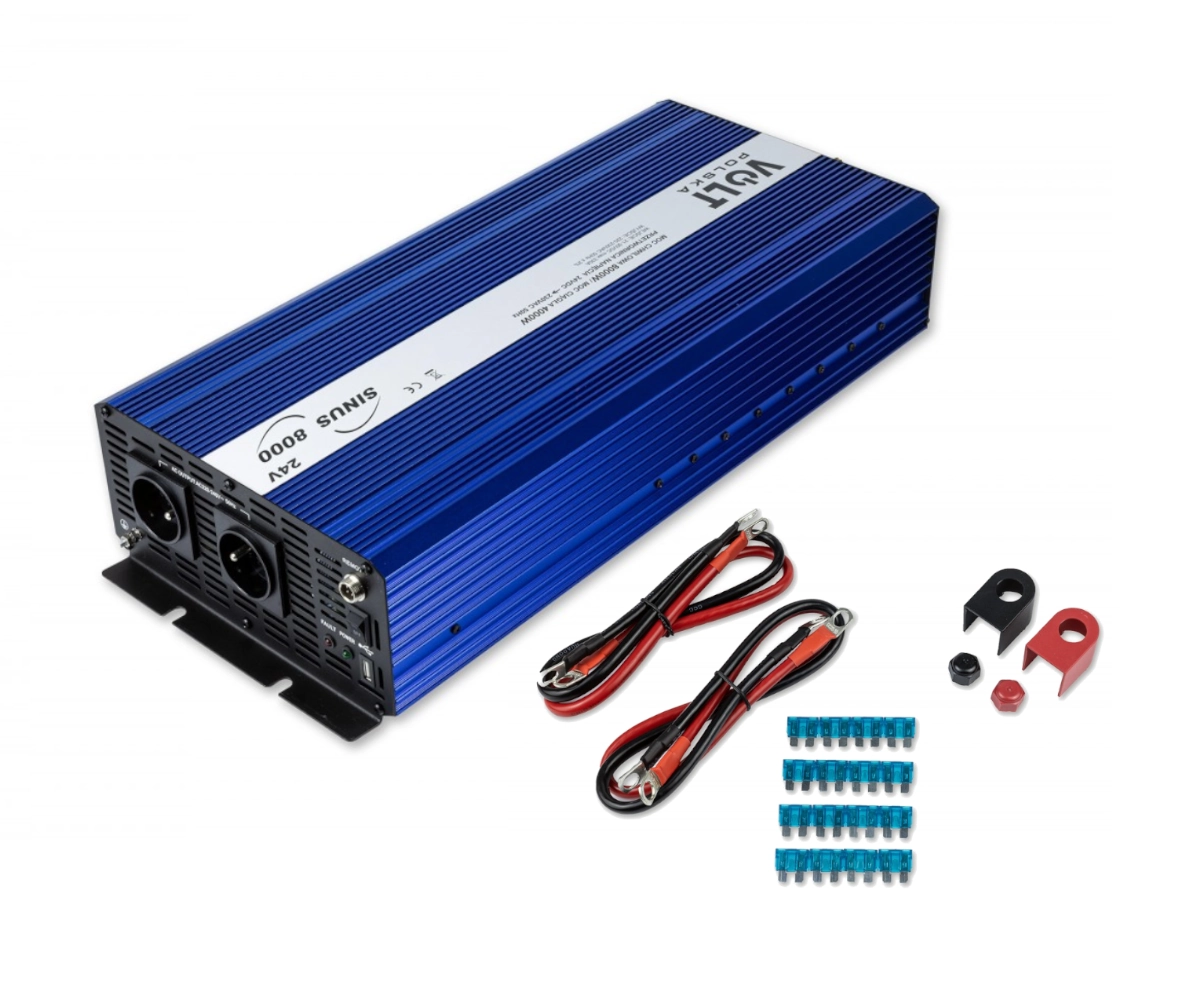 VOLT Polska Inwerter 24V na 230V 4000/8000W
