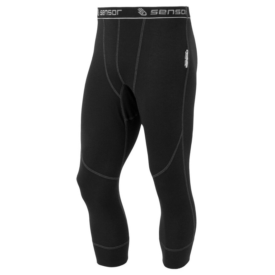 Męskie kalesony 3/4 Sensor Double Face Rozmiar: L / Kolor: czarny