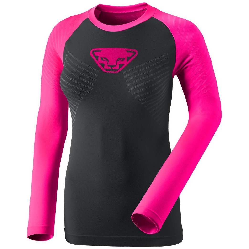 Damska koszulka Dynafit Speed Dryarn W L/S Tee Rozmiar: L / Kolor: czarny/różówy