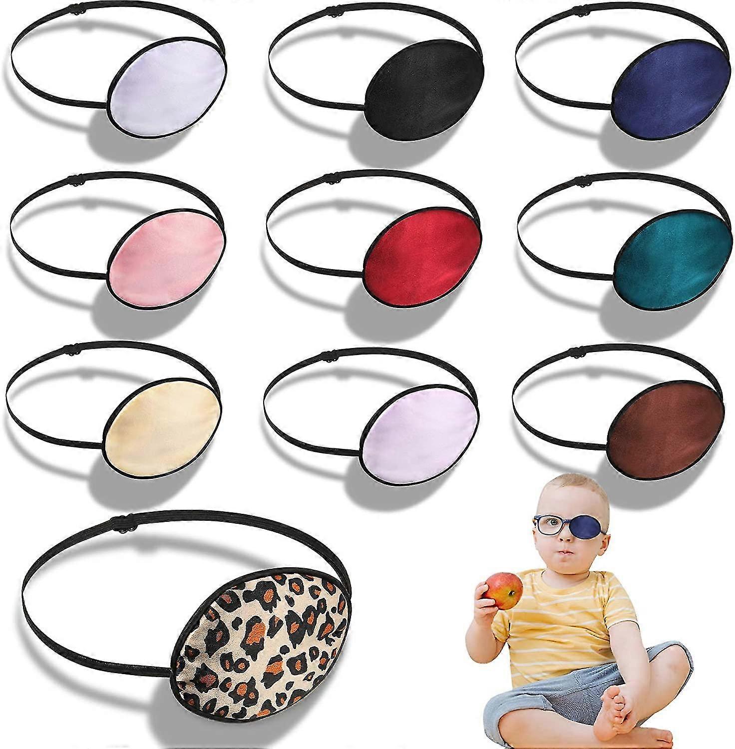 10 sztuk Silk Eye Patch Regulowana opaska na oczy Leniwe plastry na oczy Jedwabiste elastyczne plastry na oczy dla dorosłych