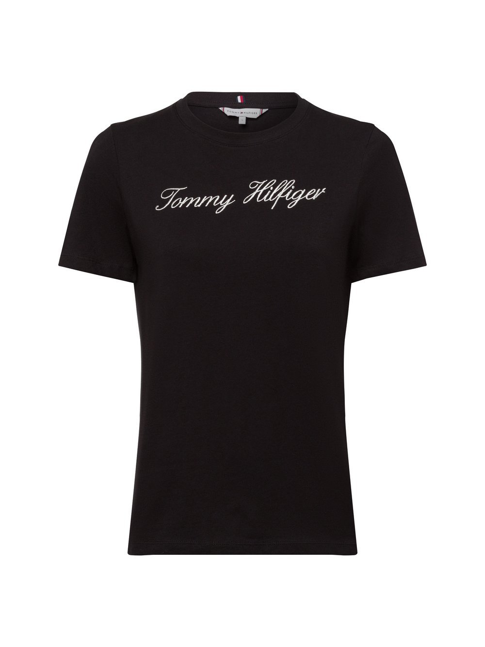 Tommy Hilfiger Koszulka damska Kobiety Bawełna czarny wzorzysty, S