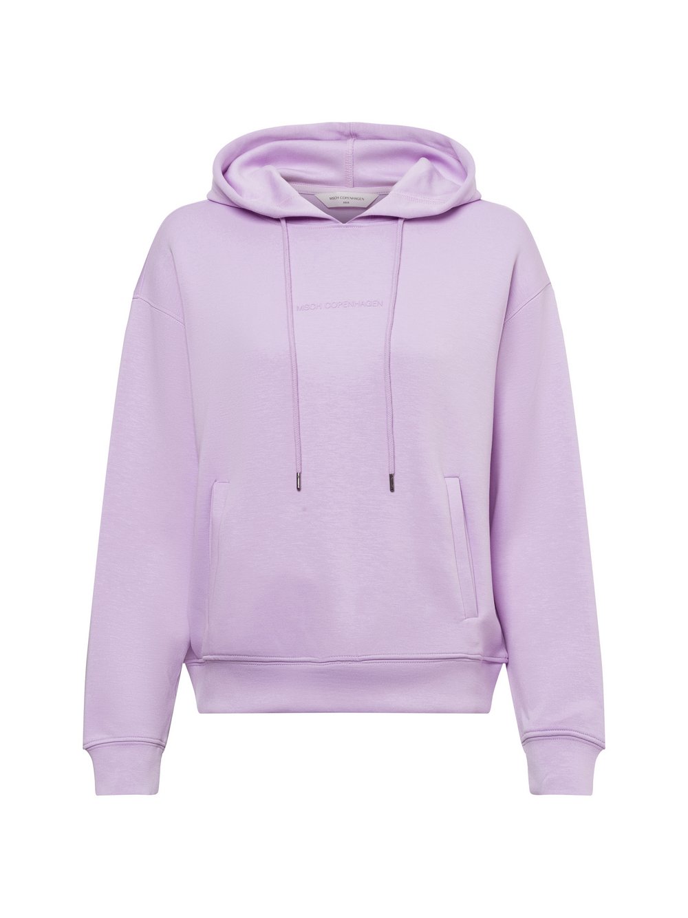 Msch Copenhagen Damski sweter z kapturem Kobiety lila jednolity, XS/S