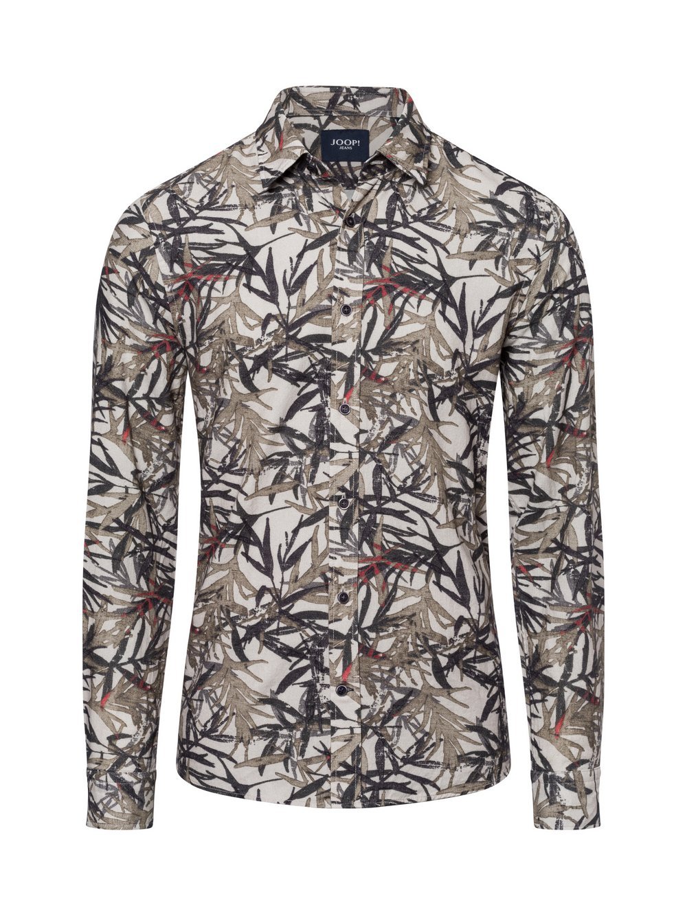 Joop Jeans Koszula męska - Hanson Mężczyźni Regular Fit Bawełna zielony wzorzysty, M